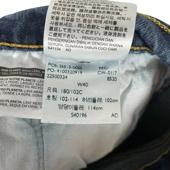 Levi’s Men’s 511 Distressed Denim Cutoff Shorts in Blue Size 40 - Picture 5 of 10